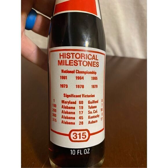 Vintage 1979 Bear Bryant Coke bottle - Picture 5 of 7